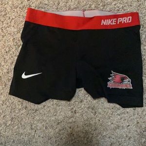 Nike pro, southwest Missouri RedHawks shorts